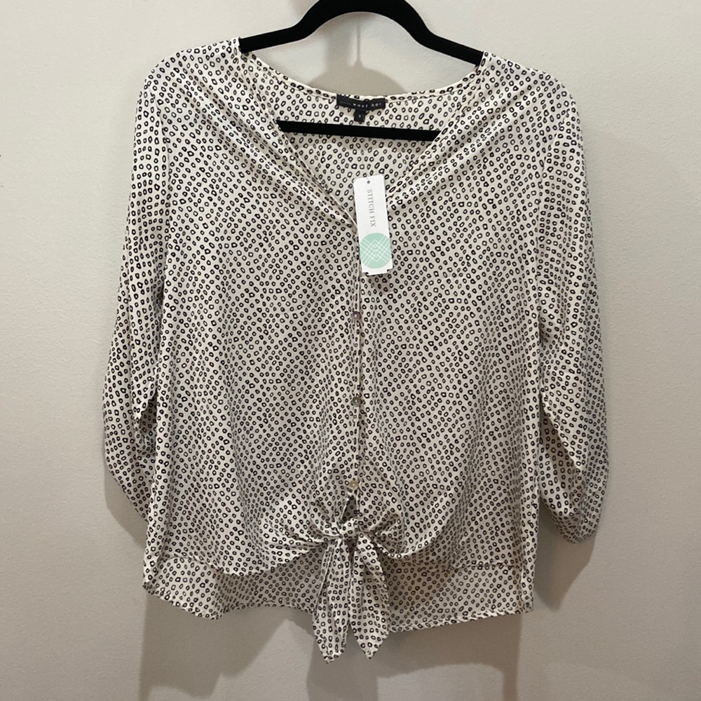 Stitch fix NWT 3/4 sleeve blouse - small